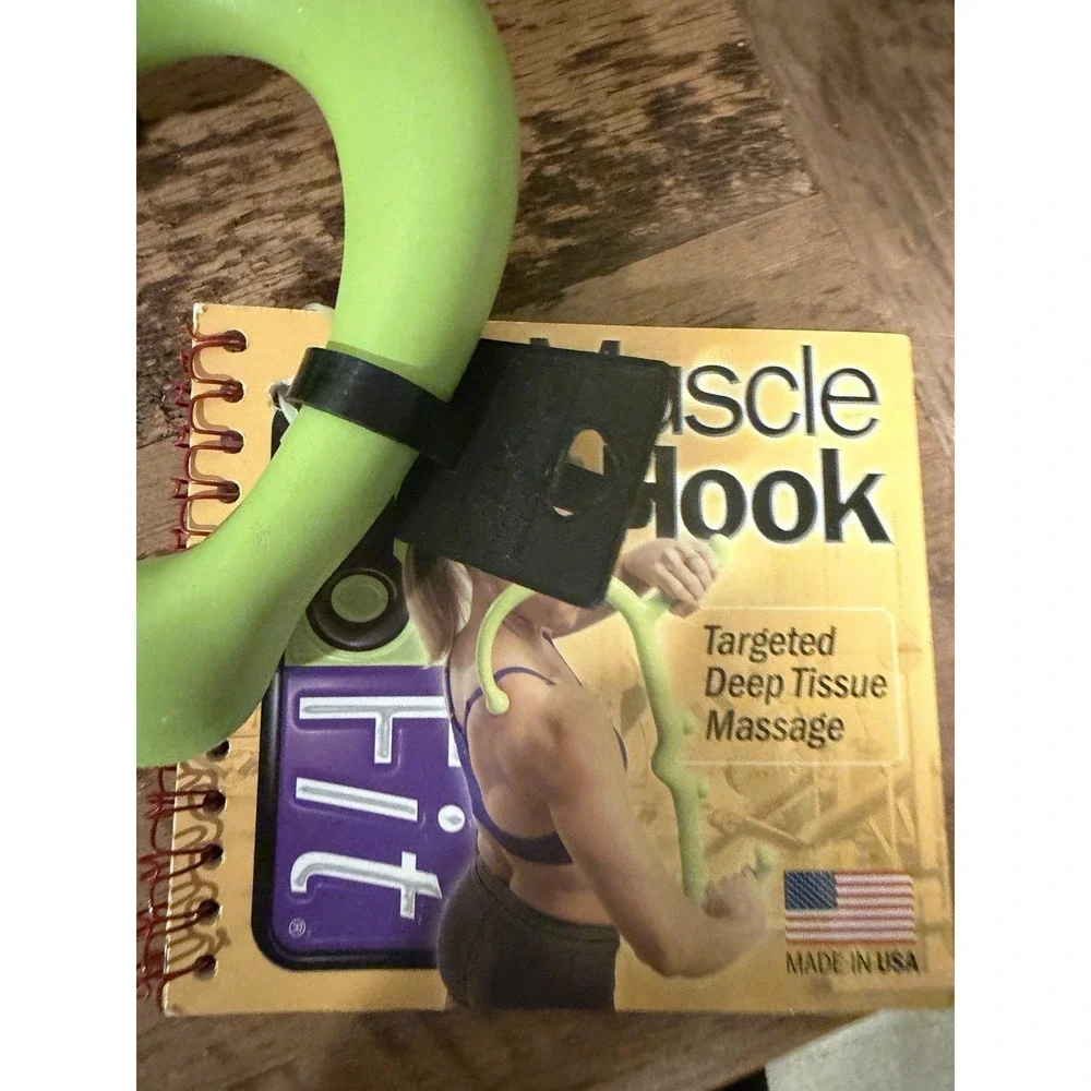 GoFit Exercise Massage Hook for Back Pain and Muscle Soreness Relief (Green) NWT